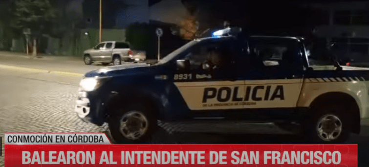 Córdoba: balearon al intendente de San Francisco cuando salía de un evento