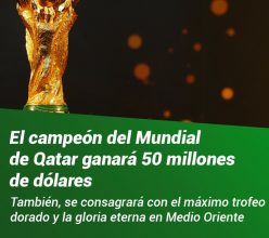La FIFA anunció cuales serán los premios para el campeón del Mundial Qatar 2022