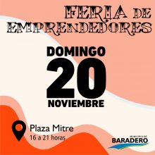 Domingo de Feria de Emprendedores en Plaza Mitre