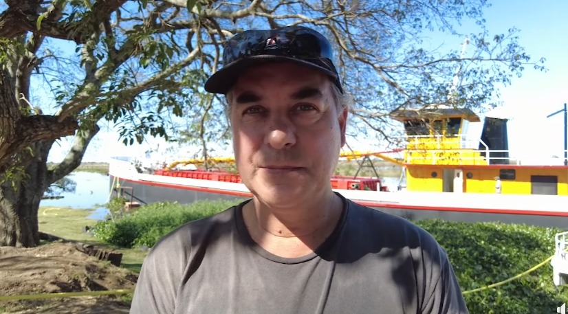 Ezequiel Silva: Primer barco arenero eléctrico diesel.