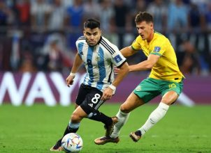 Los dos jugadores de la selección argentina que se perderían una hipotética semifinal en caso de ser amonestados