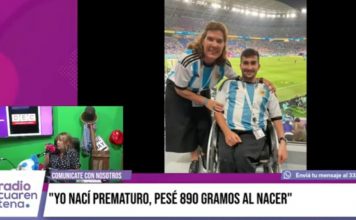 El sampedrino Tomás Berthet en el Mundial Qatar 2022: de neonato a cantar el Himno con Messi y la Selección Argentina
