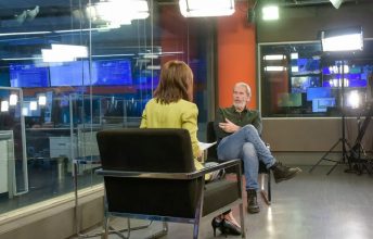 Gonzalo Bonadeo con María Laura Santillán: “Messi es meritocracia en estado puro”