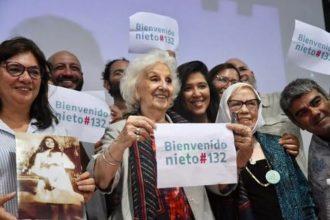 Abuelas de Plaza de Mayo anunció la restitución del nieto 132