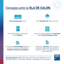 ¿Cómo cuidar la energía ante el aumento de temperatura? – EDEN