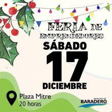 Se viene la Feria de Emprendedores navideña