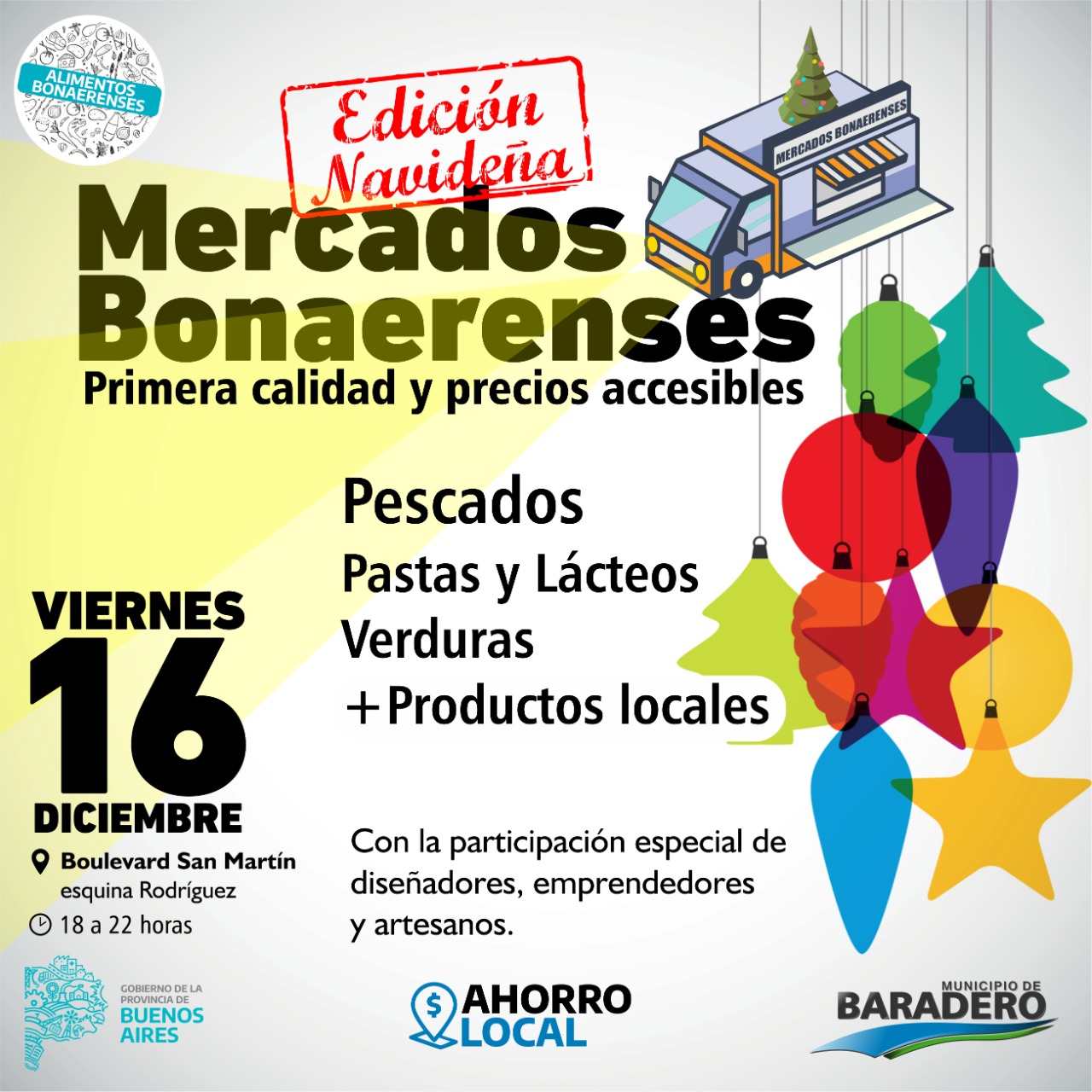 Se viene la edición navideña de Mercados Bonaerenses