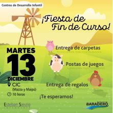 Cambio de horario ?: La Fiesta de Fin de Curso de los Centros de Desarrollo Infantil de Baradero