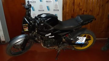 Encontraron moto que tenia pedido de secuestro