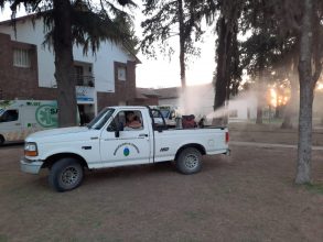 Continúan las tareas de fumigación en Baradero
