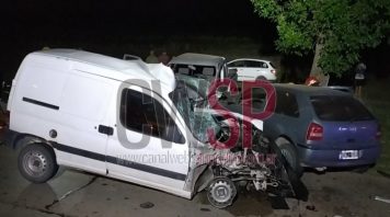 [Video] Choque múltiple en la Ruta 191: un conductor perdió la vida