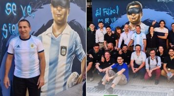 [Video] Realizaron en Bs. As. un mural en homenaje a Silvio Velo