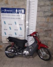 Encontraron en San Pedro una moto que fue robada en Baradero