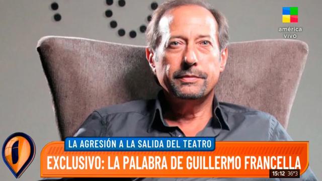 El crudo relato de Guillermo Francella tras el ataque que sufrió en la puerta del teatro: «Teníamos miedo»
