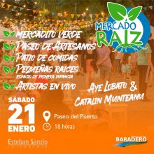 Sábado de Mercado Raíz en el Paseo del Puerto