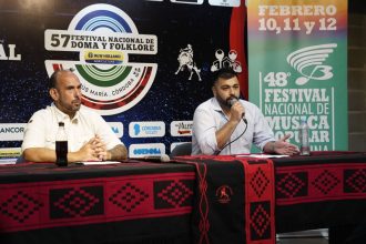 El intendente Esteban Sanzio presentó el Festival de Baradero en Jesús María