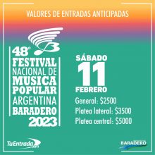 Presentación oficial del 48° Festival Nacional de Música Popular Argentina Baradero 2023