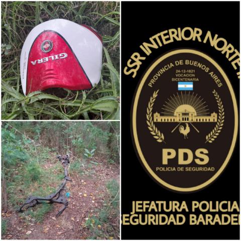 Encuentran el cuadro de moto que había sido robada