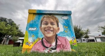 Los autores del mural de Lucio Dupuy: “Para nosotros es más importante que el de Messi o Maradona”