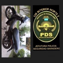 Encontraron una moto que tenia pedido de secuestro