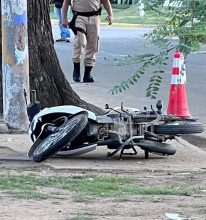 Accidente fatal , de moto, en la costanera.