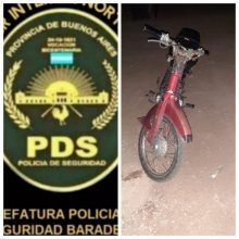 Encontraron moto con pedido de secuestro