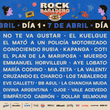 ROCK EN BARADERO 2023:  Grillas por día y nuevas incorporaciones al line-up