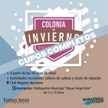 ¡Cupos completos! ?