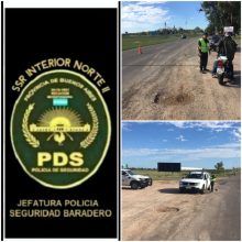 Operativo de interceptación vehicular en Ruta 41 y Acceso