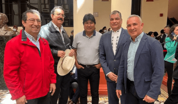 Daniel Ortega, Luis Arce, Evo Morales y Rafael Correa asistieron a los actos del régimen venezolano por los 10 años de la muerte de Hugo Chávez