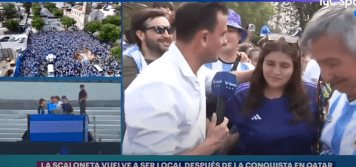 Una fanática de la Selección presentó un certificado médico falso para ir a la cancha, salió en la TV y la echaron