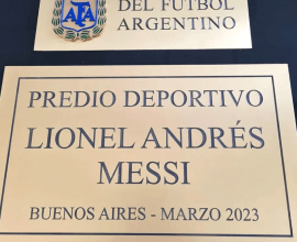 El predio de Ezeiza de AFA dejó de llamarse Julio Grondona y ahora lleva el nombre de Lionel Messi