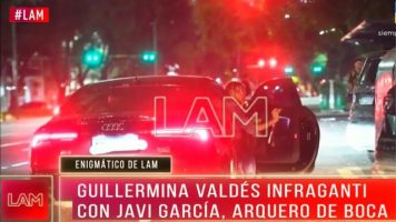 Las fotos que confirman el explosivo romance entre Guillermina Valdés y un jugador de Boca