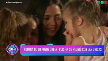 [VIDEO] ¡Romina se reencontró con sus hijas en Gran Hermano!