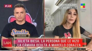 Habló la mujer trans que participó en la cámara oculta que Jorge Rial le hizo a Marcelo Corazza: «Me arrepentí»