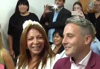 Lizy Tagliani y Sebastián Nebot pasaron por el Civil y dieron el «sí»