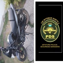 Hallaron un moto