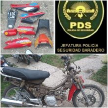 Dos menores estaban desarmando una moto y fueron detenidos