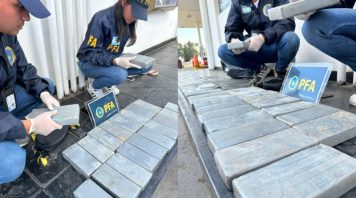 Ramallo: secuestran 25 kg. de cocaína en la Ruta 9