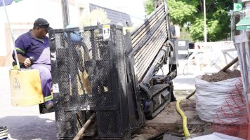 Avanza la histórica obra de cambio de cañerías en la zona céntrica