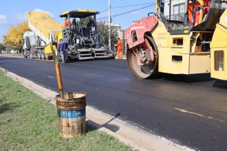El pavimento también llegó a los barrios Pompeya y Toyota