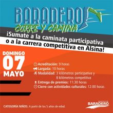 Baradero Corre y Camina: se realizará una nueva edición en Alsina