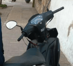 Robaron una Moto