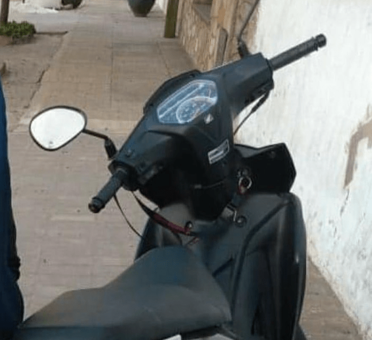 Robaron una Moto