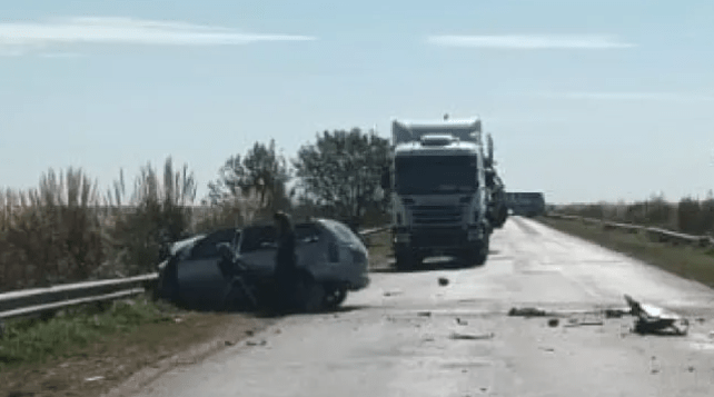 Un trágico choque en ruta 33 le costó la vida a una mujer