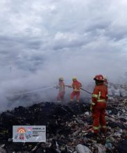Incendio en el basural