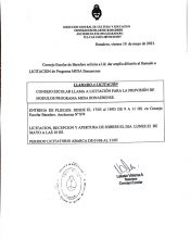 EL CONSEJO ESCOLAR DE BARADERO LLAMA A LICITACIÓN