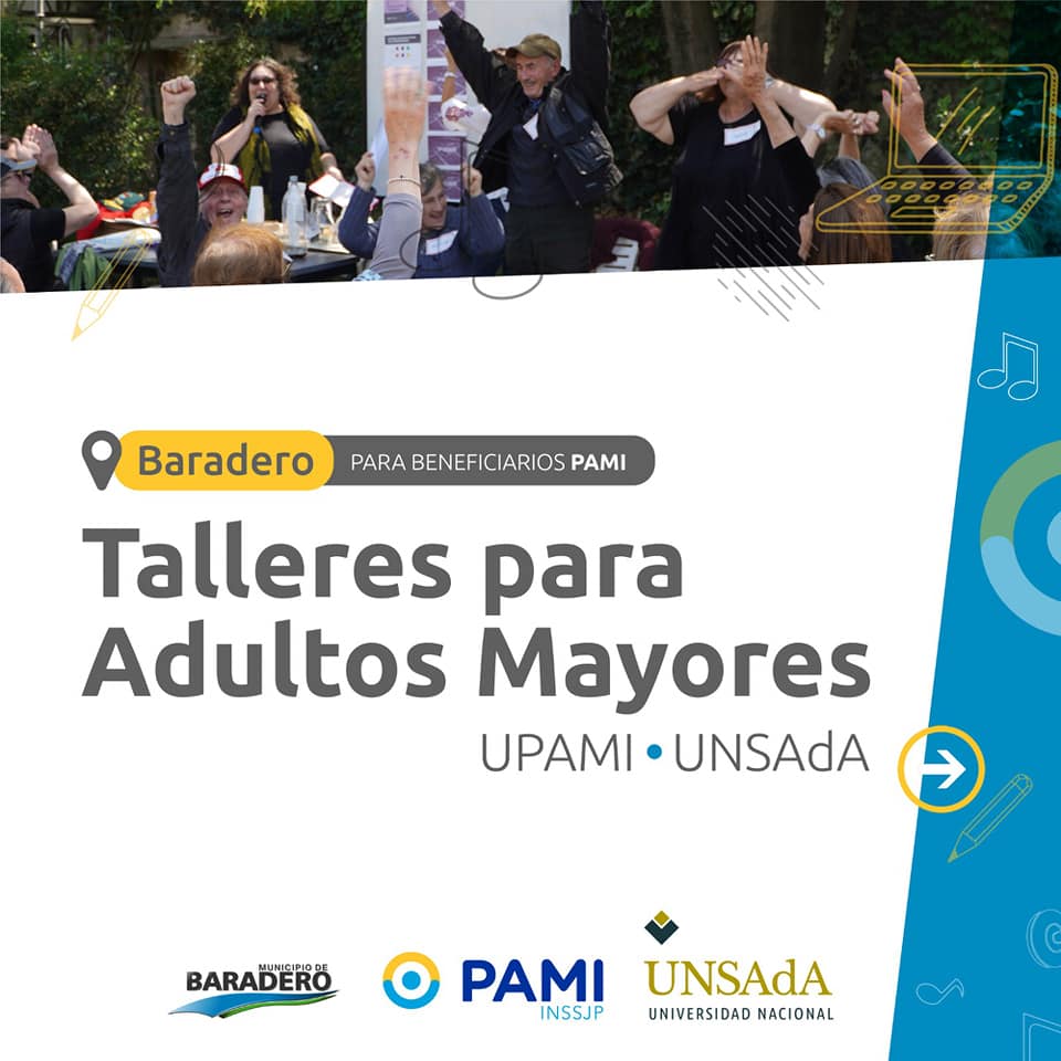 ? Talleres gratuitos para personas beneficiarias de PAMI