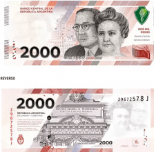 El nuevo billete de 2.000 pesos podría empezar a circular antes de lo previsto