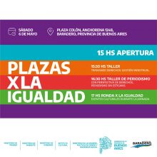 Un sábado de Plaza por la Igualdad en Baradero